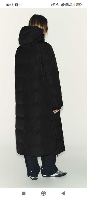 Дамска зимна дълга топла пухенка Зара