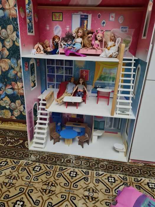 Детский домик для кукол фирмы poremo