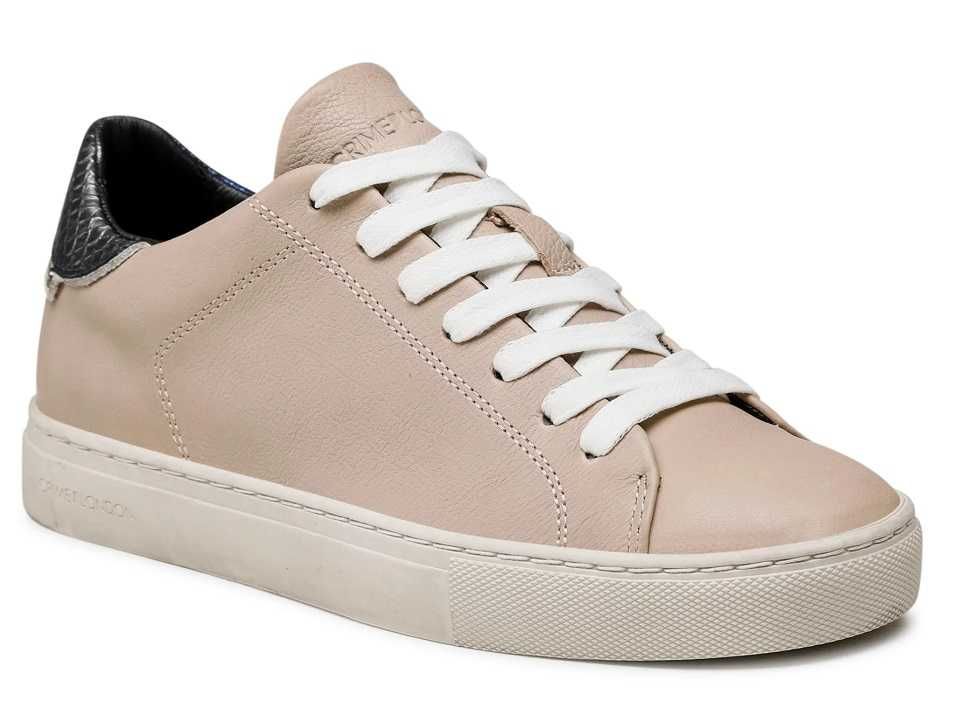 Pantofi sport casual 39 premium Crime London NOI piele naturala moale
