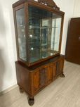 Vitrină Vintage din Lemn; Bibliotecă Living; Dulap Bufet