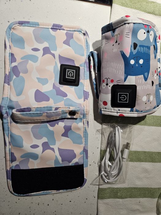 Преносим нагревател за шишета за вода или мляко USB кабел за кола