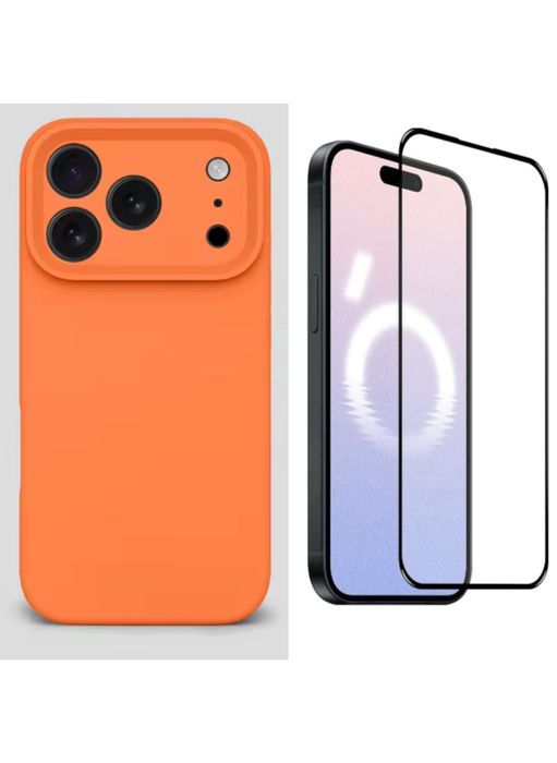 Iphone 17 AIR PRO MAX Husa Safe Color Magsafe + Folie Sticla Surface