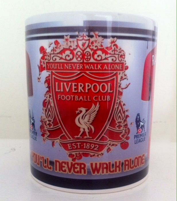 Футболна чаша на LIVERPOOL с Ваше Име и Номер!Фен чаша на Ливърпул!
