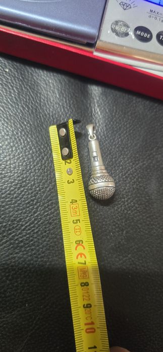 Pandant microfon argint 20 gr