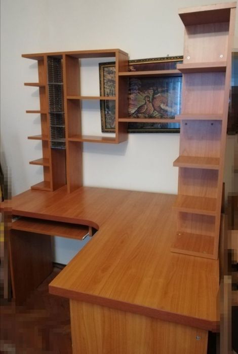 Birou pe colț 120/140cm (cireș)