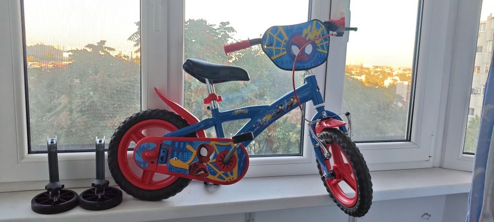 Bicicleta copii 12 inch cu Spider-Man