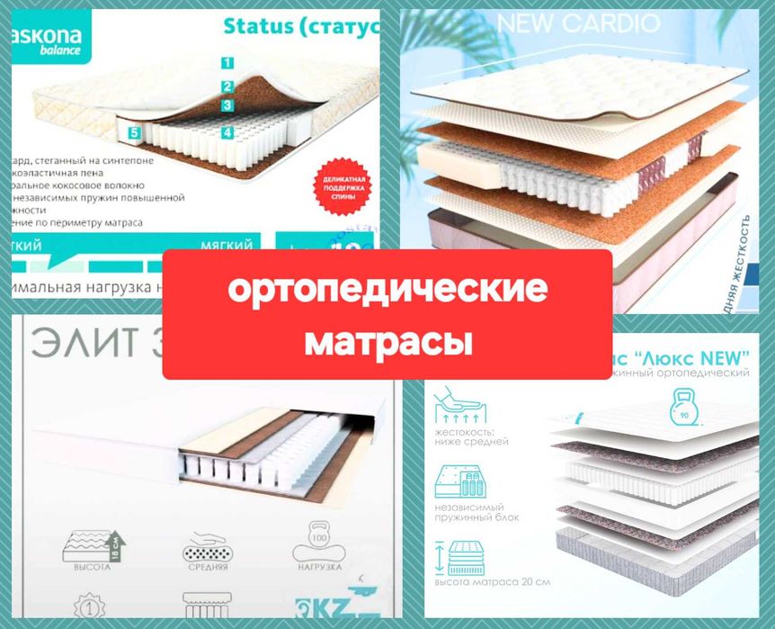 Новый ортопедический матрас Аскона