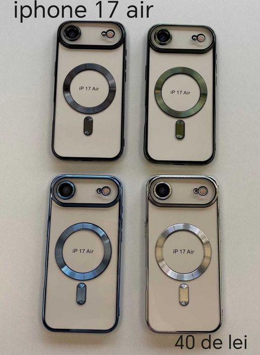 Huse, Folii, Cabluri iPhone 17 Air - Montaj gratuit folie