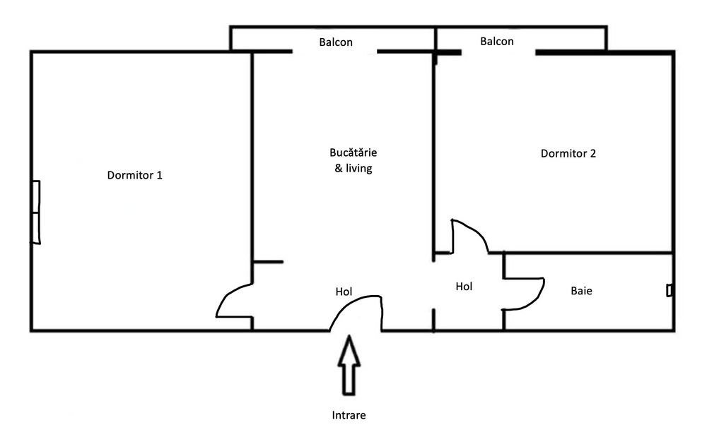 Vand Apartament 2 camere Zorilor