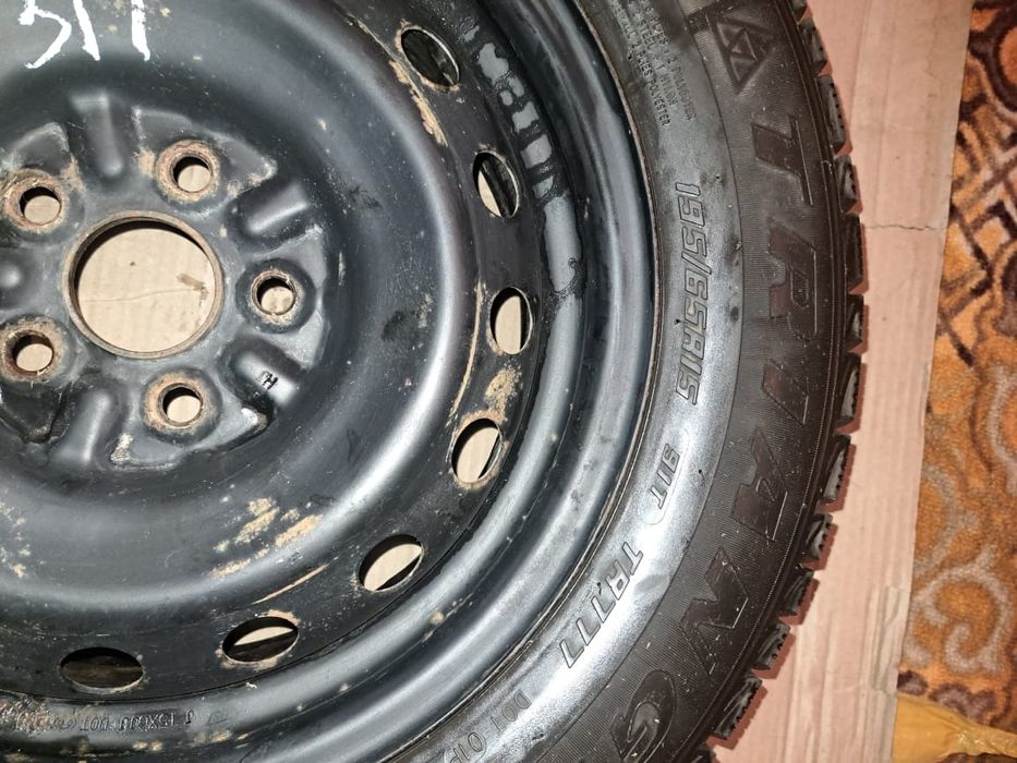 Шины с железным диском