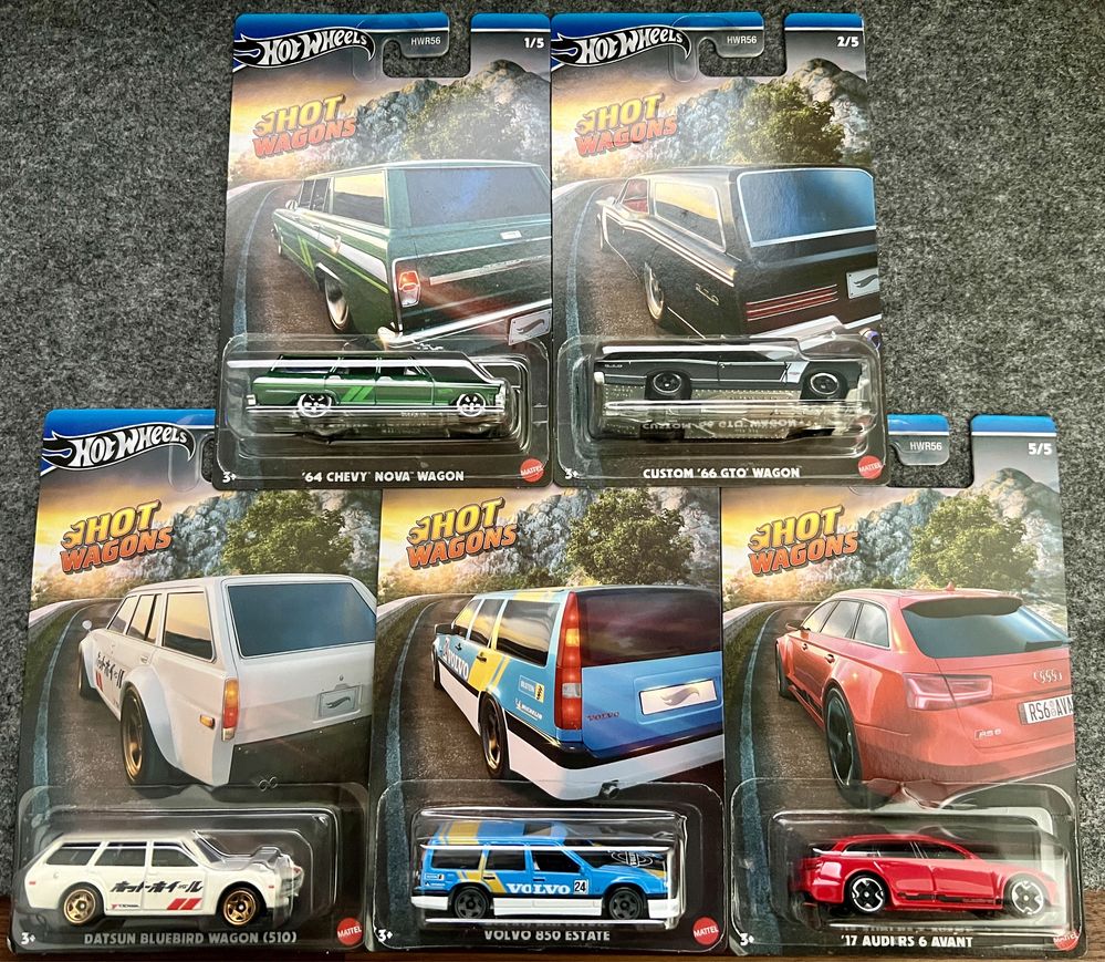 Set complet Hot Wheels Hot Wagons