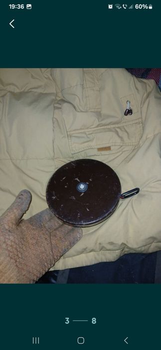 Ruletă veche Stabila Beste Lederkapsel 30,m