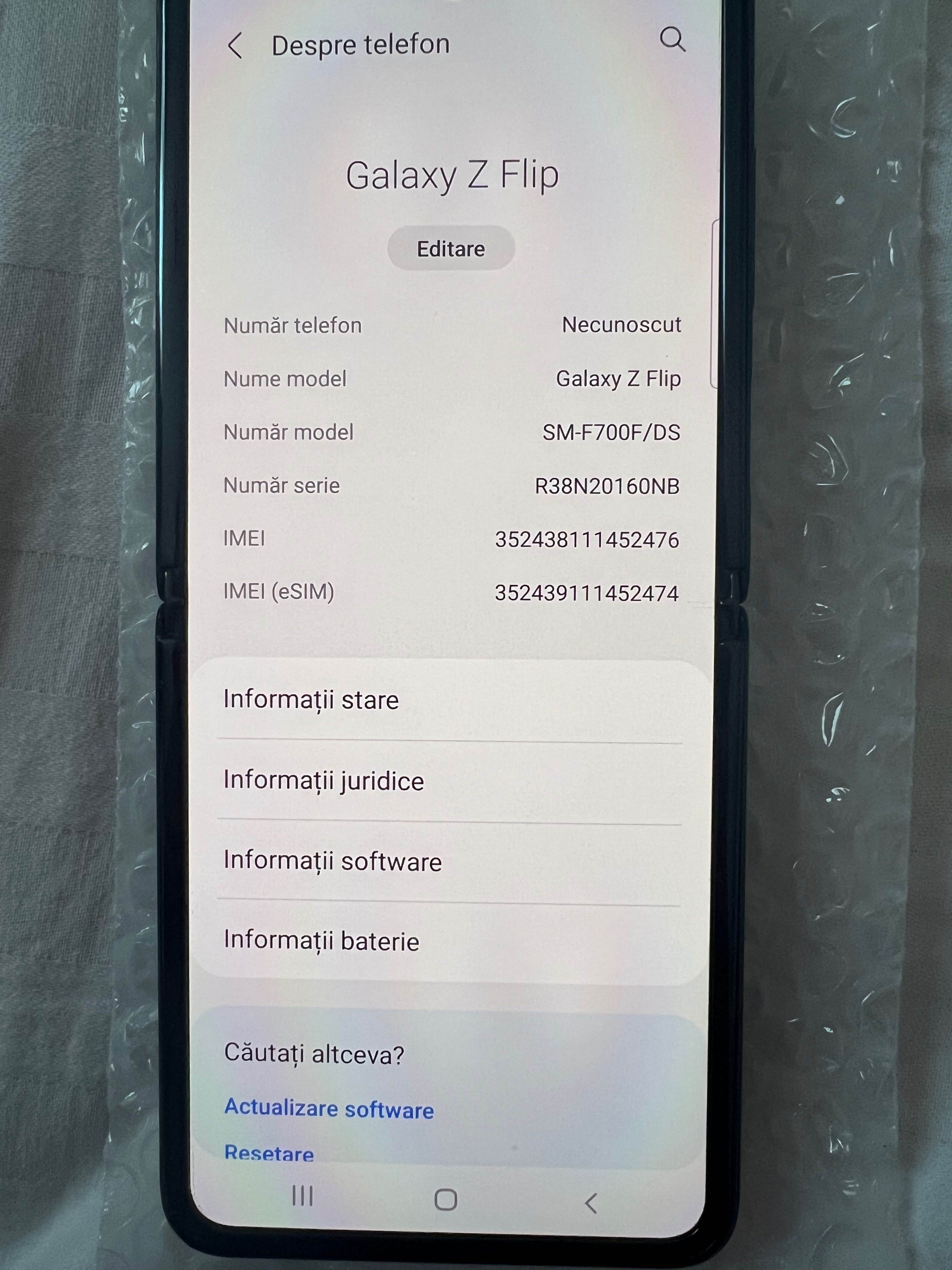 Telefon flip + galaxy Watch