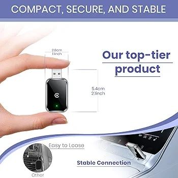 Wireless carplay - model nou, compact compatibil cu 99% din masini