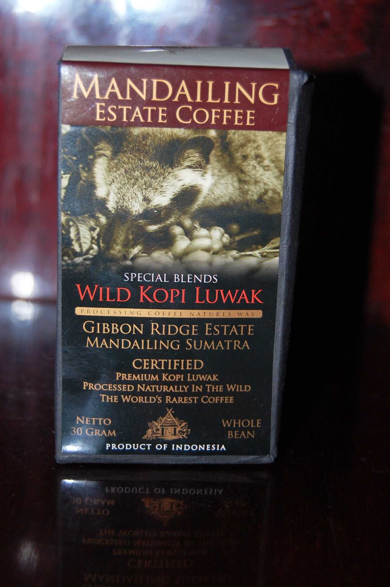 Cafea Kopi Luwak, Indonezia