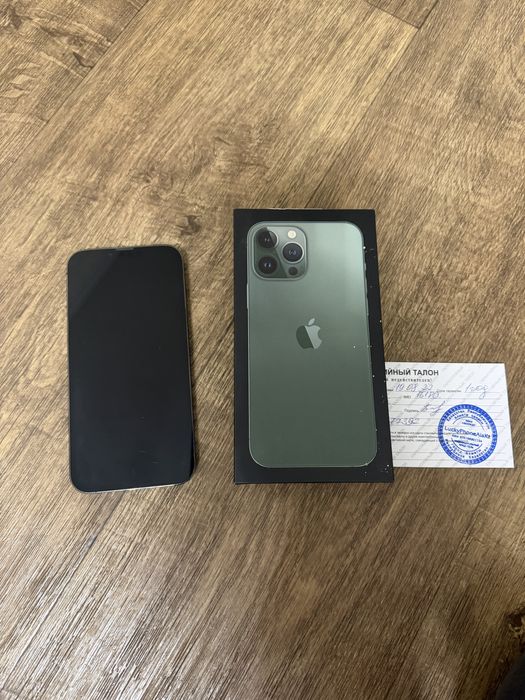 iPhone 13 Pro Max 128 гб зелёного цвета