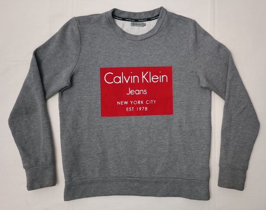 Calvin Klein Jeans Sweatshirt оригинално горнище M памук суичър горно