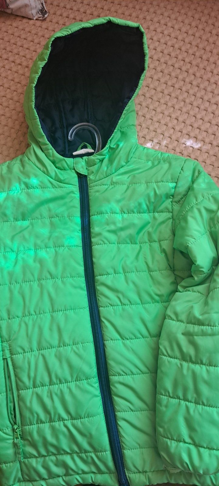 Зелено детско яке