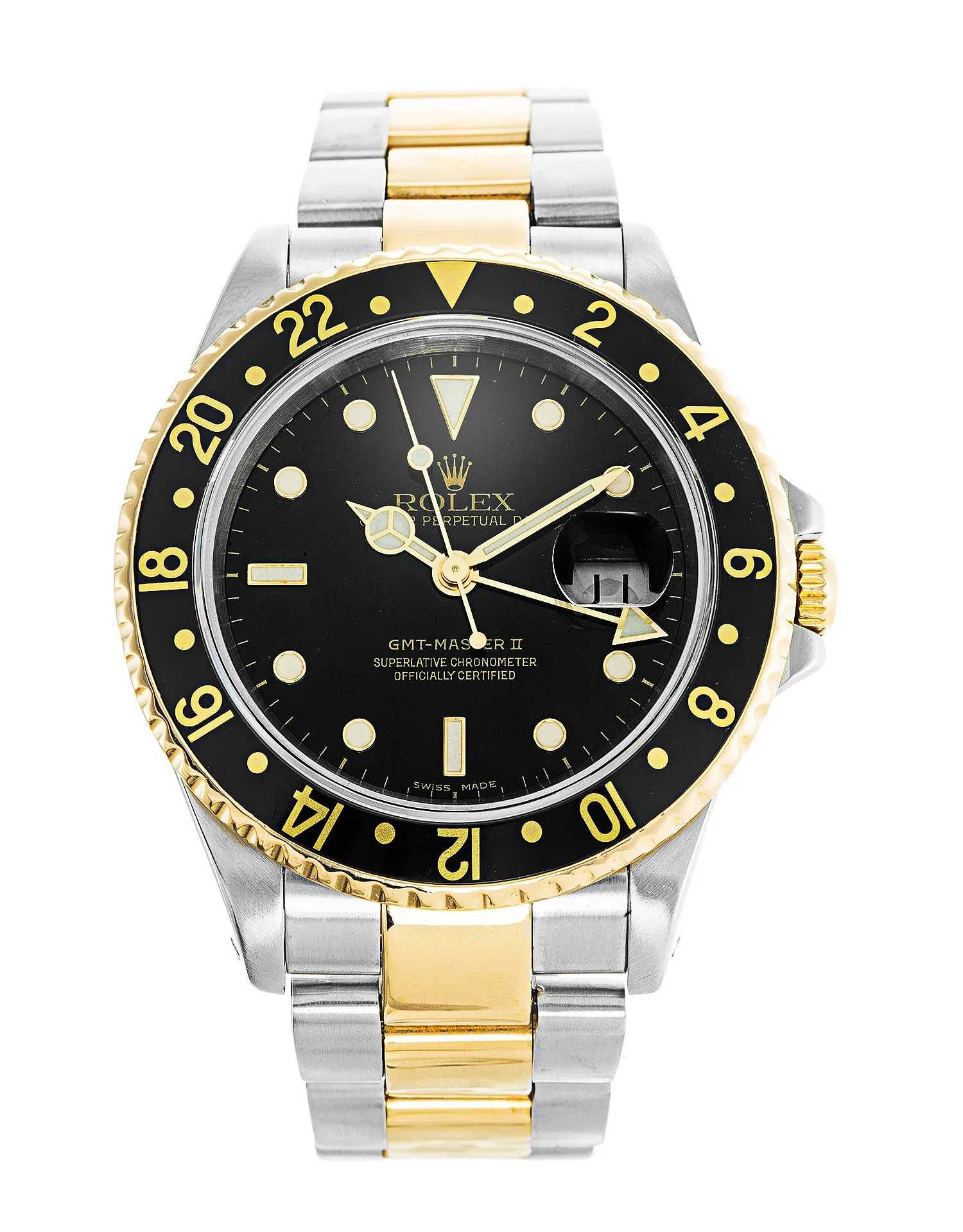 ROLEX GMT Master II 16713, Steel&Gold 18k, профилактиран - оригинал