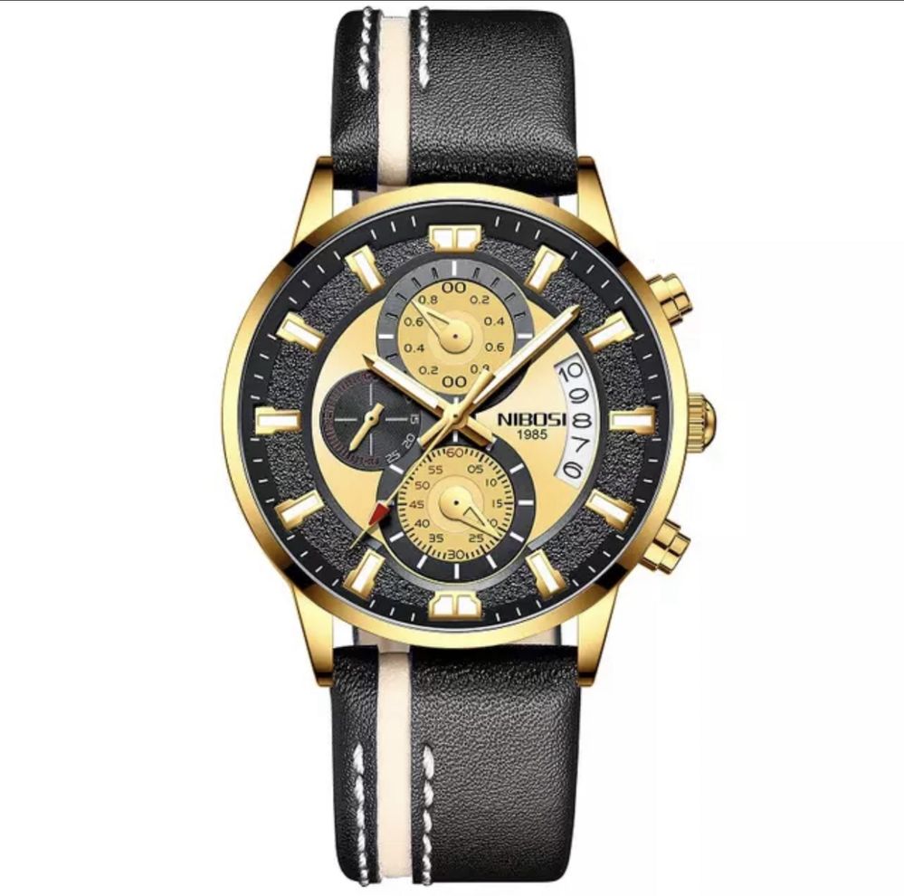 Часы мужские Nibosi, наручные часы, кварцевые часы