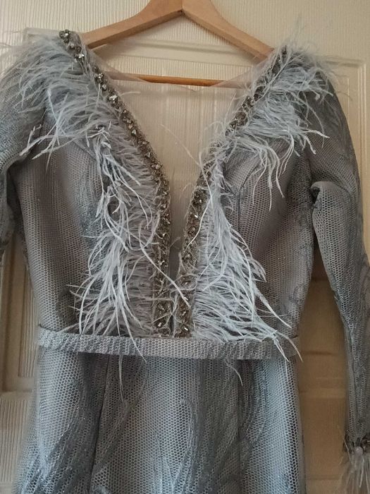 Официална рокля с камъни