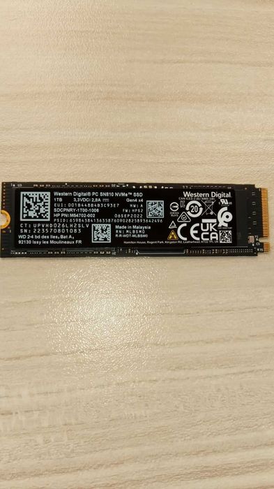 SSD 1 TB - M.2 NVMe -  Western Digital