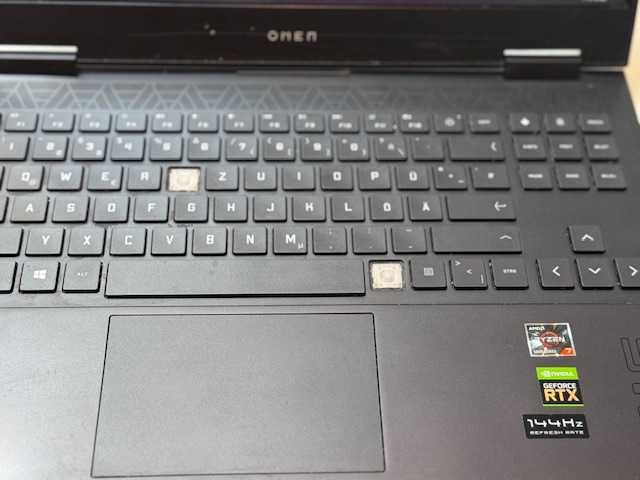HP Omen 15, AMD Ryzen 7 5800H, RTX 3060, 16GB RAM, 512GB SSD, Win 11