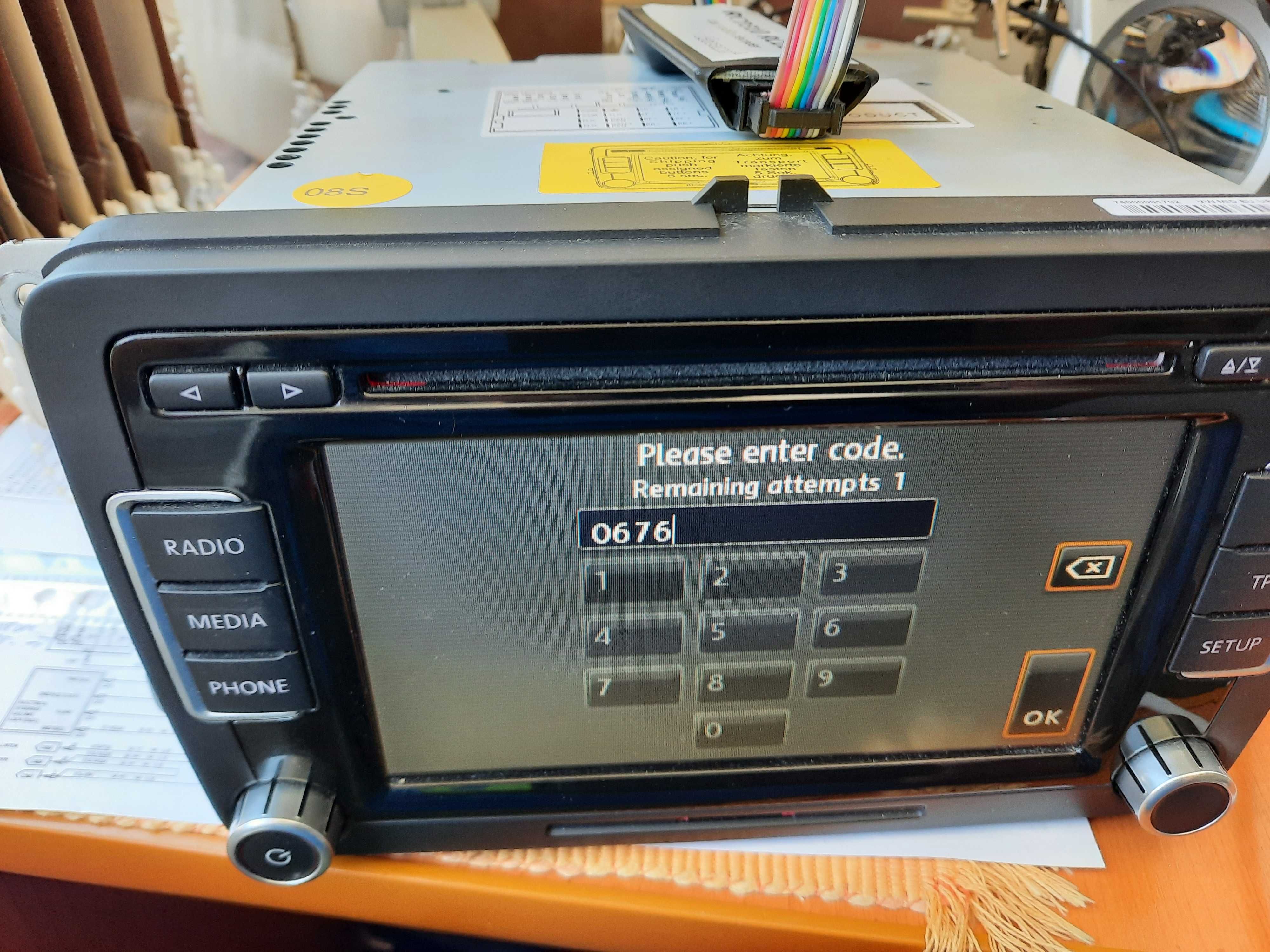 Decodari radio navigatii auto rcd,rns pin safe