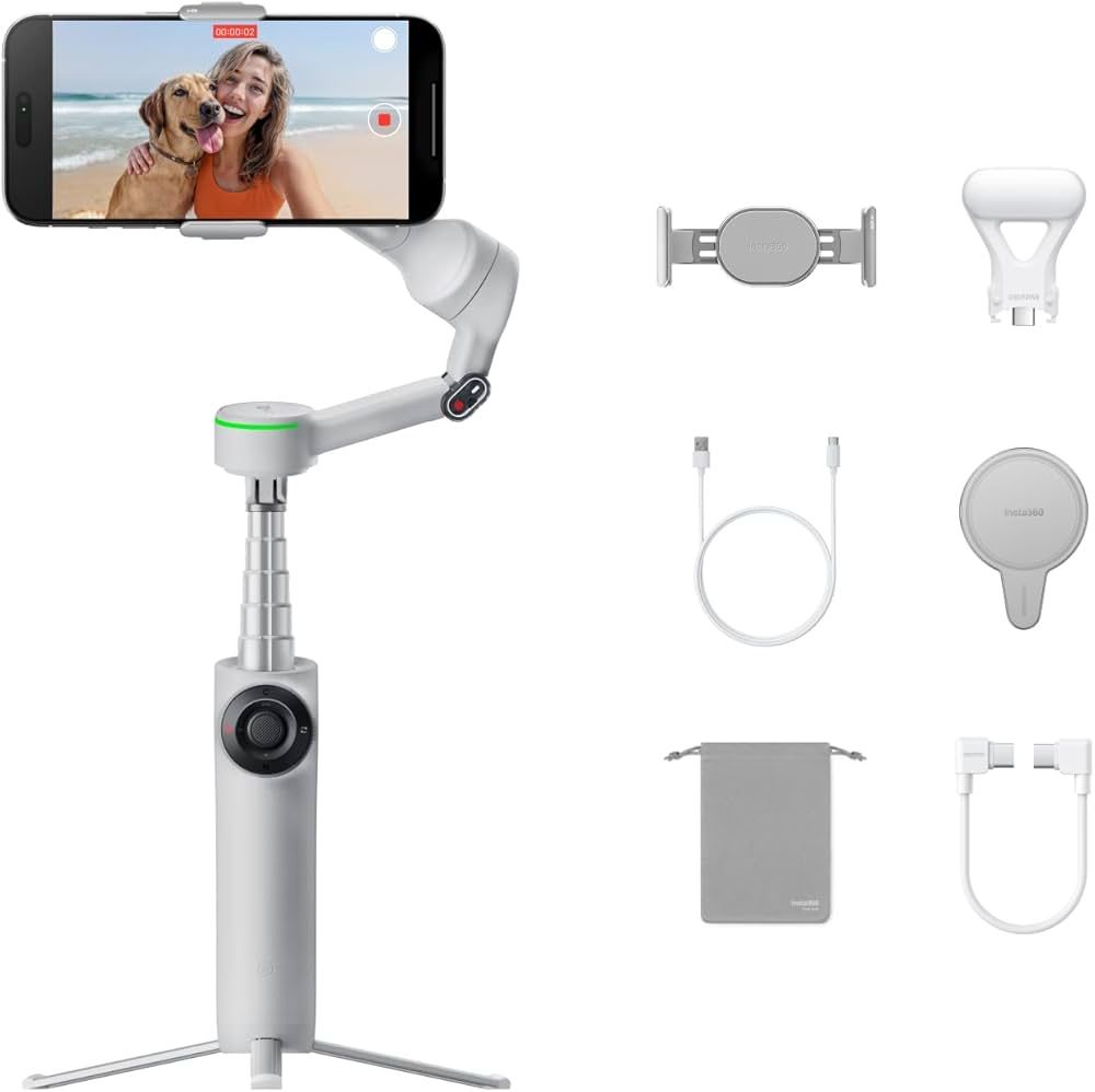 Insta360 Flow 2 Pro Cтабилизатор нового поколения с ИИ-слежением!