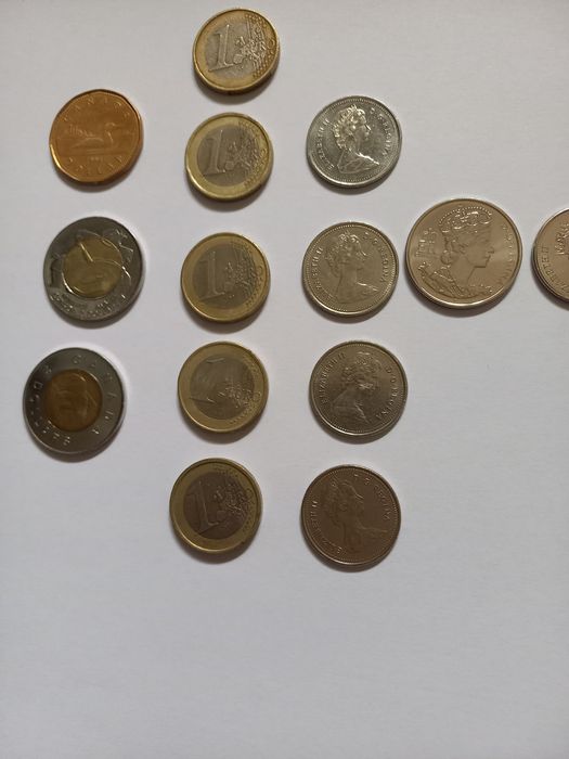 CANADA,America,monede DOLAR,1 EUR0,Omul VITRUVIAN,raritati,2001,2002