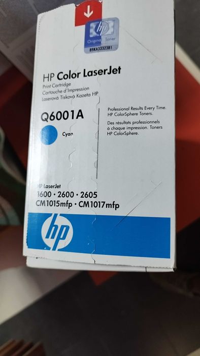 HP Color LaserJet - 124A  Q6003A и Q6001A Цветни тонер касети Нови!