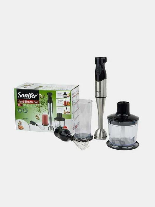 Погружной блендер, миксер Sonifer SF-8013, 4 в 1