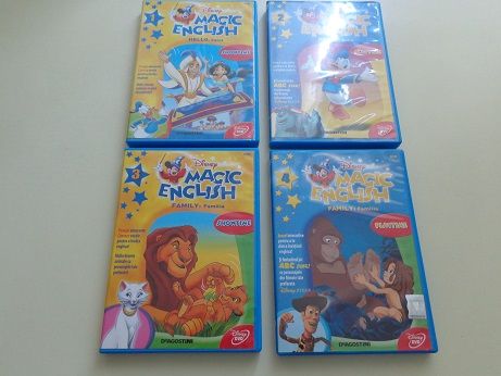 Revista si DVD Magic English nr. 1-4 DeAgostini