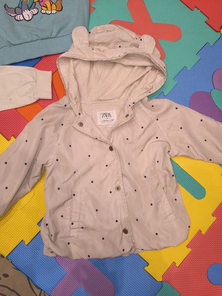Голям лот Zara дрешки яке,рокля,спортен комплект и блуза 98-104см