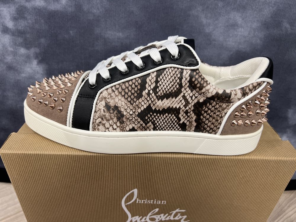 Adidasi Christian Louboutin Premium 2024 -Piele Naturala