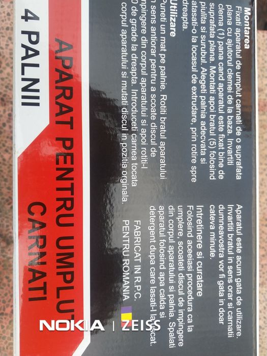 Mașina de făcut carnati(Carnatar) de 3,4 și 5kg inox