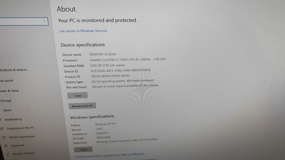 Intel Nuc-uri I3 7100U