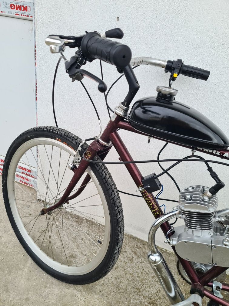 Bicicletă cu motor 2Timpi pe benzina !