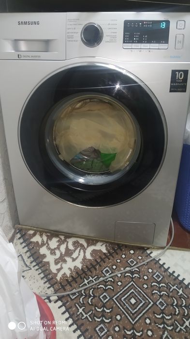 Стиральная машина Samsung ecobubble на 6 кг автомат в идеальном состоя