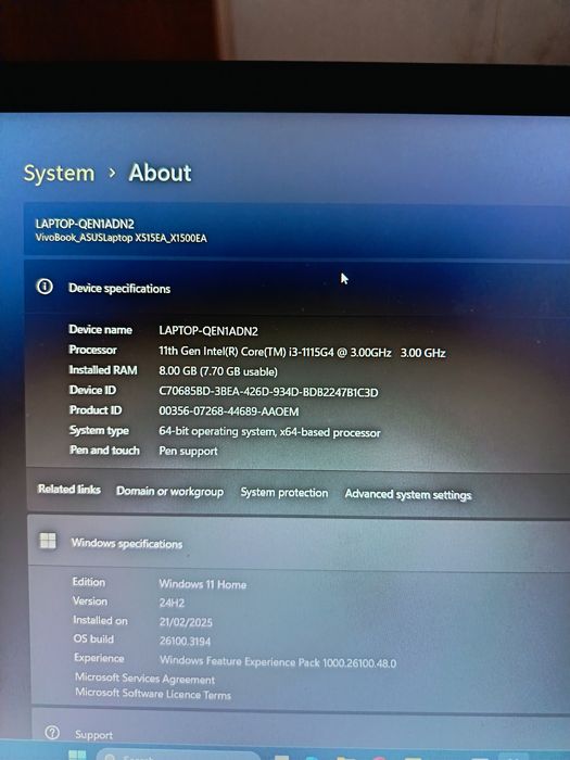 Laptop Asus Vivobook