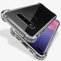 Samsung S10 E S10 Plus Husa Silicon Bumper Case Protectie Colturi Tari
