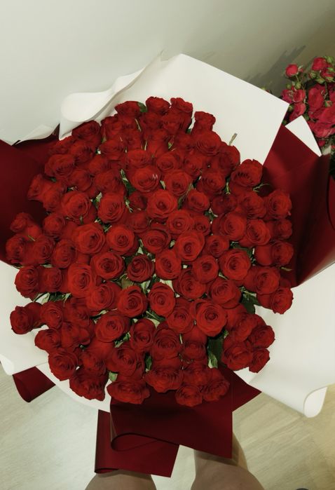 Букет 101 красных роз
