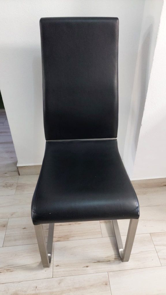 Vând set 6 buc scaune piele ecologică