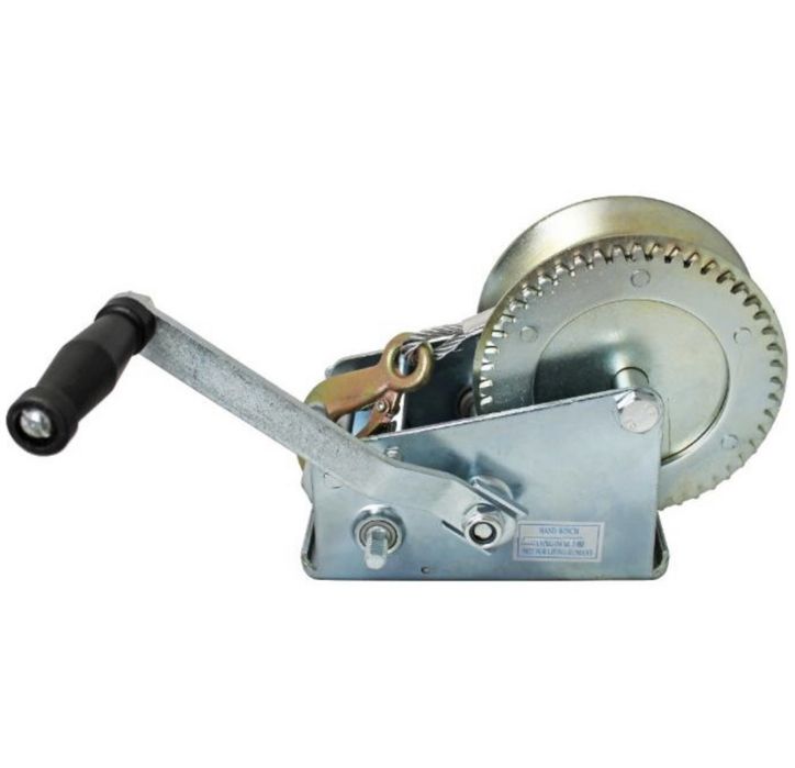 Ръчна лебедка 2500LBS/1100 кг/въже 10 м.