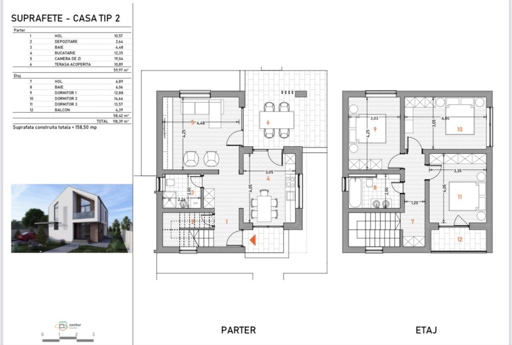 Casa Bucium Visan, 650mp teren, toate utilitatile!
