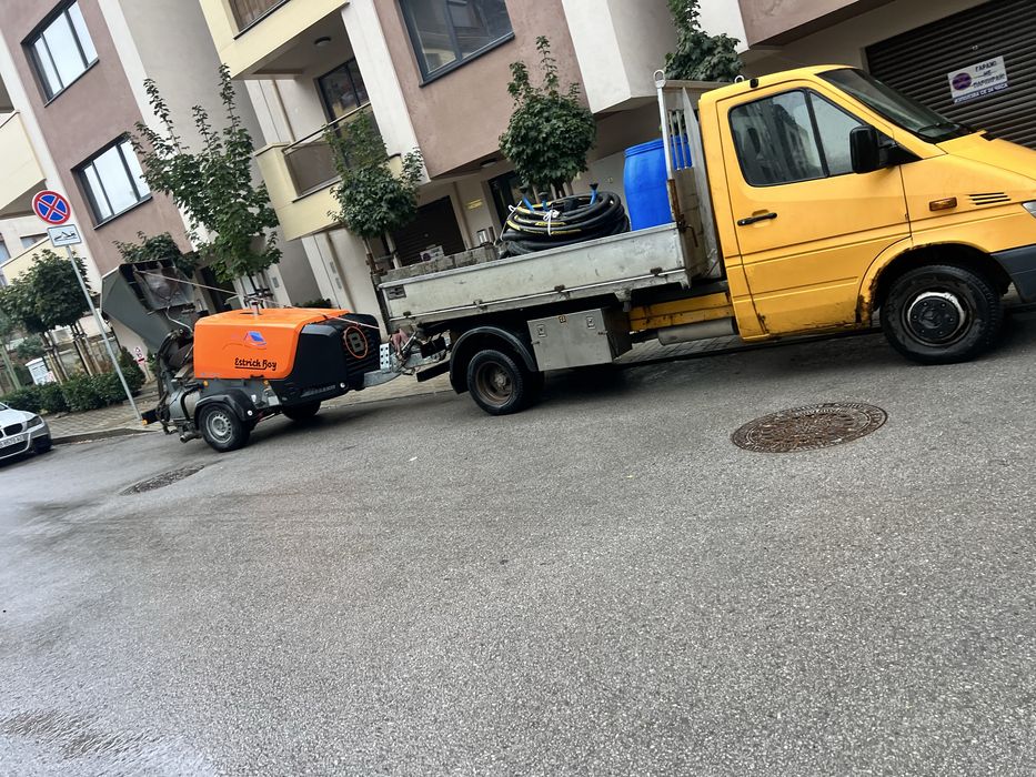 Машинна подова замазка, шлайфан и щампован бетон, турбозолни мазилки