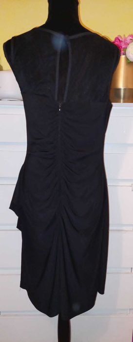 Rochie neagra cu strasuri negre