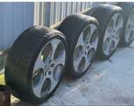 JANTE VW GTI 18 originale Germany OEM anvelope bune