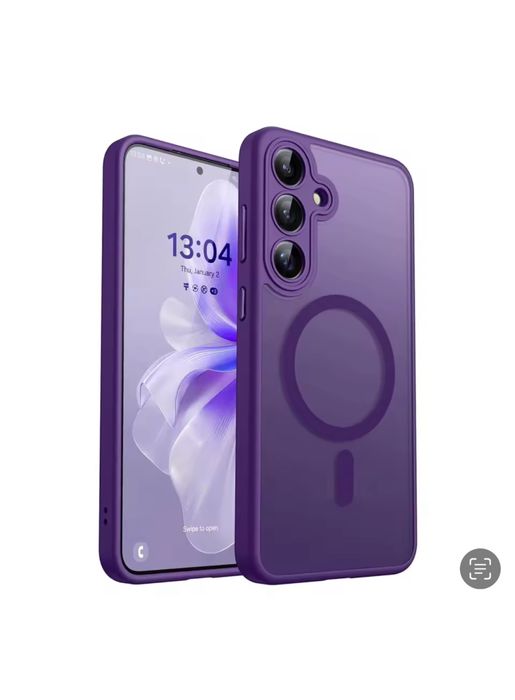 Samsung S23/S24/S25/PLUS/ULTRA Husa Magsafe Spate Anti Amprenta