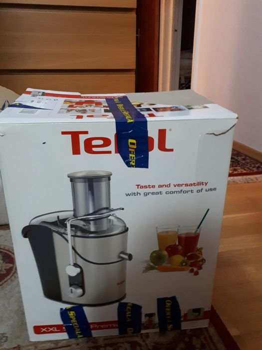 Storcator de fructe si legume Tefal ZN655H66,1200 W,1.25 l, argintiu